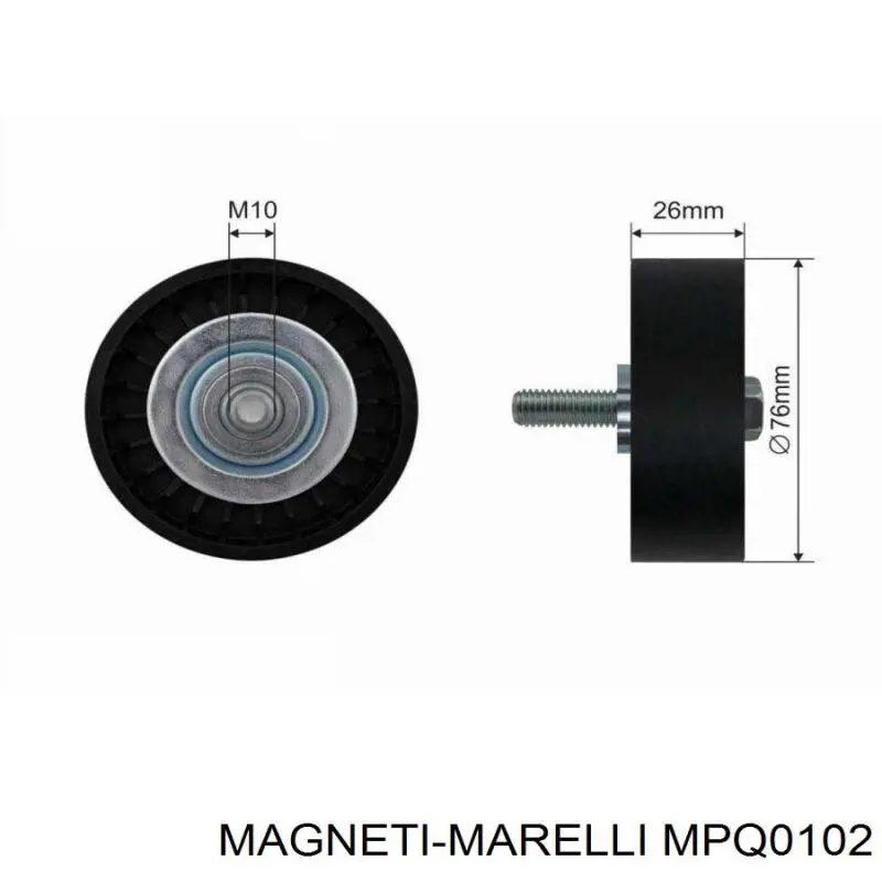 Rolka napinacza paska napędowego MPQ0102 Magneti Marelli