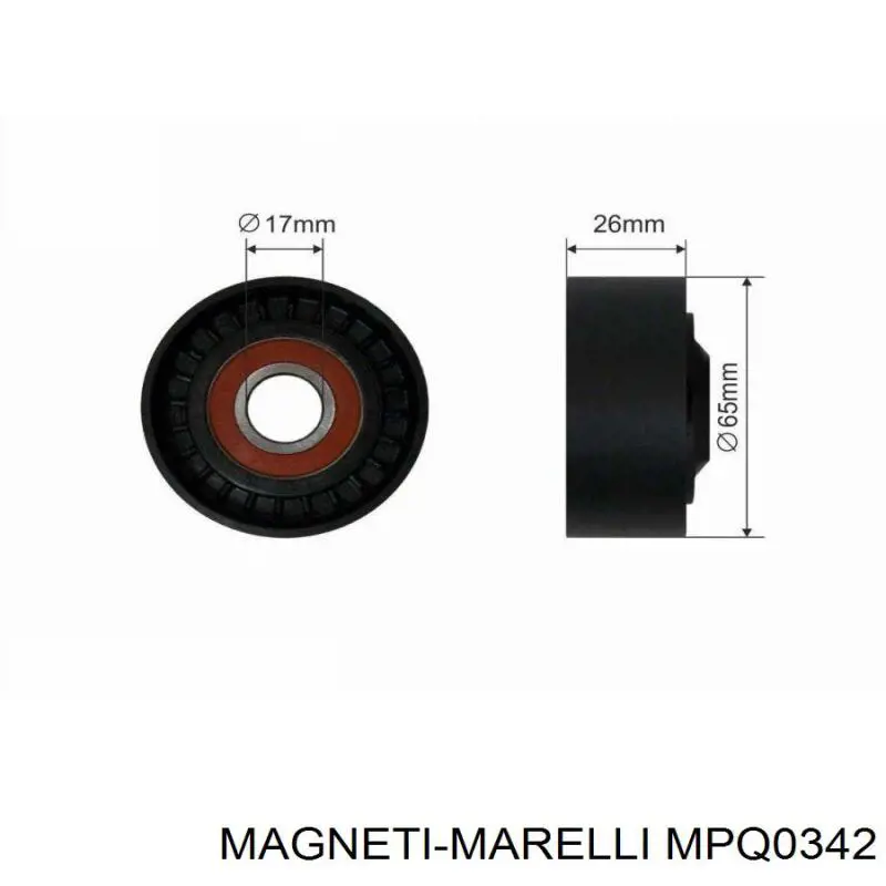 Rolka napinacza paska napędowego MPQ0342 Magneti Marelli