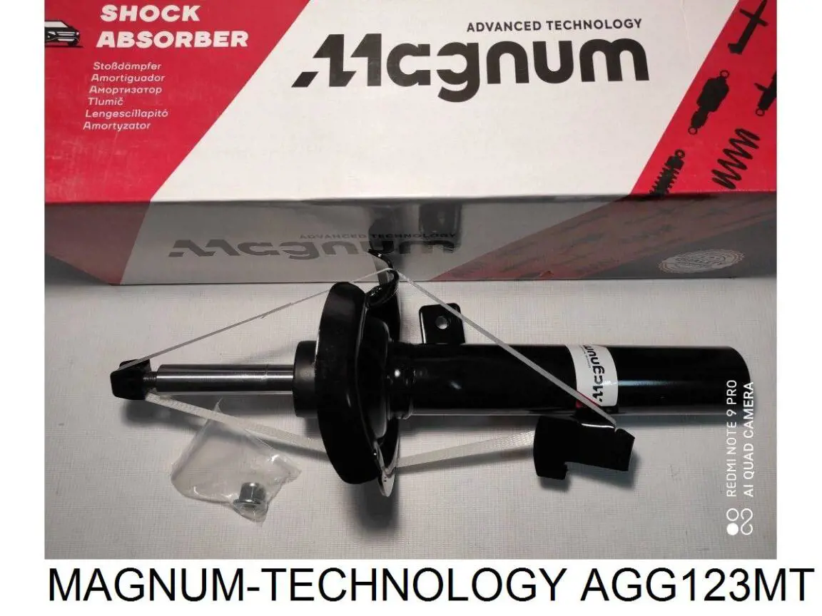 Do koszyka AGG123MT Magnum Technology Amortyzator przedni lewy