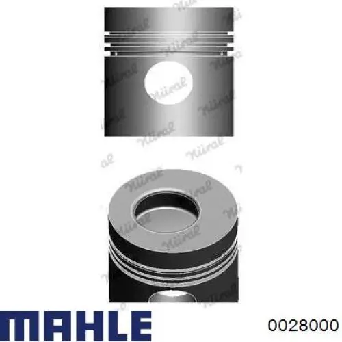 Tłok, komplet do jednego cylindru, STD Mahle Original 0028000 cena, od 100,45 USD