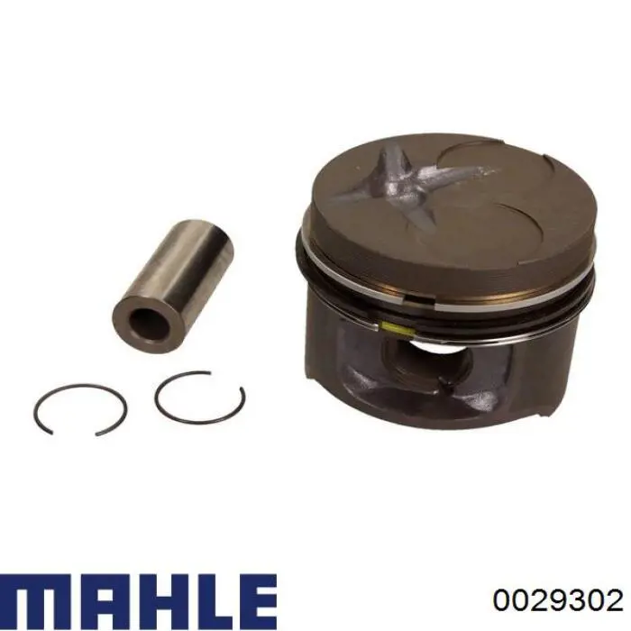 Do koszyka Tłok, komplet na 1 cylinder, 2. naprawa (+0,50) Mercedes E  W124