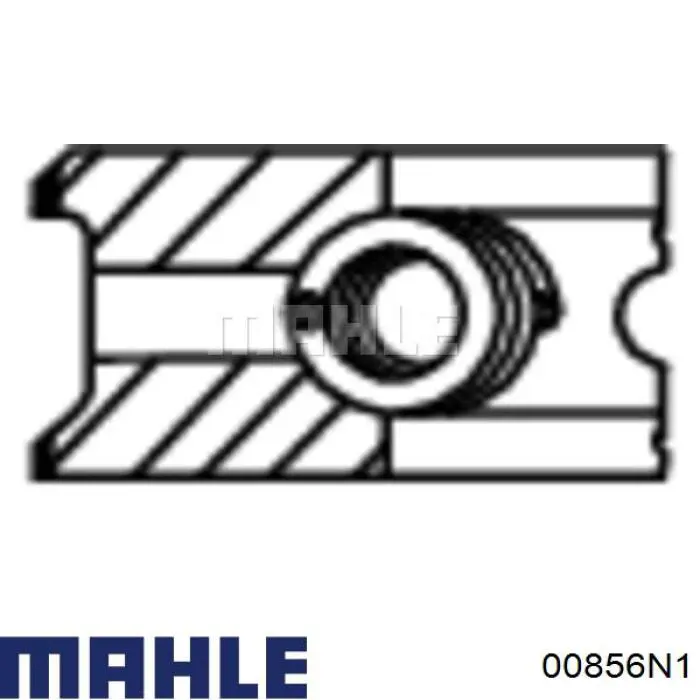 Do koszyka 00856N1 Mahle Original Pierścienie tłokowe na 1 cylinder, 2. naprawa (+0,50)