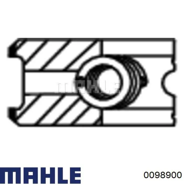 Do koszyka 0098900 Mahle Original Tłok, komplet do jednego cylindru, STD