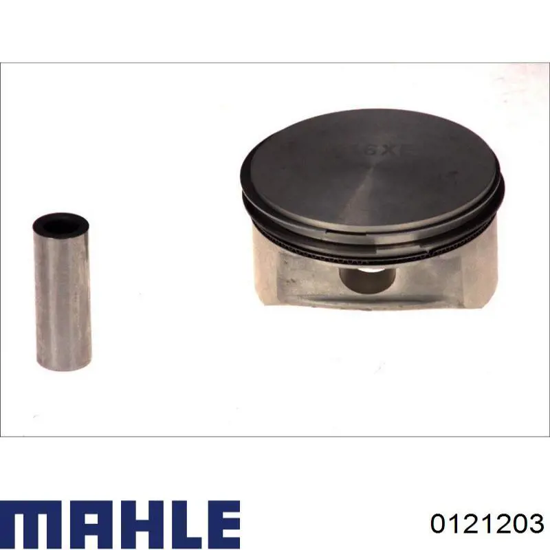 0121203 Mahle Original Tłok, komplet na 1 cylinder, 2. naprawa (+0,50)
