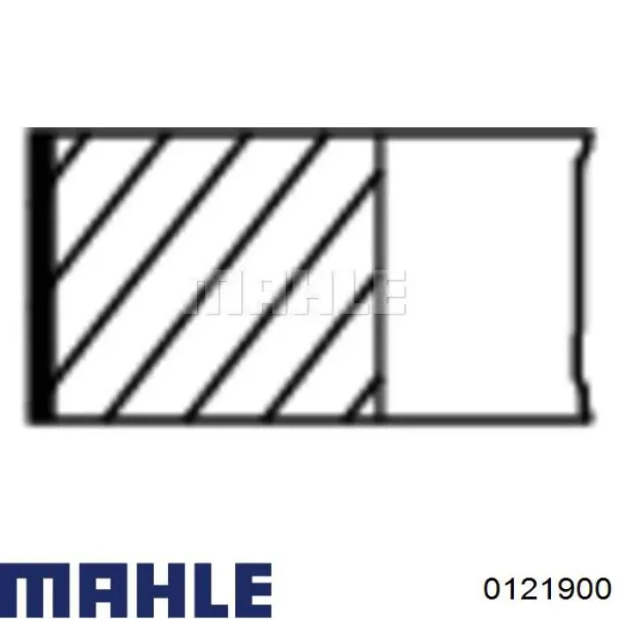 Do koszyka 0121900 Mahle Original Tłok, komplet do jednego cylindru, STD