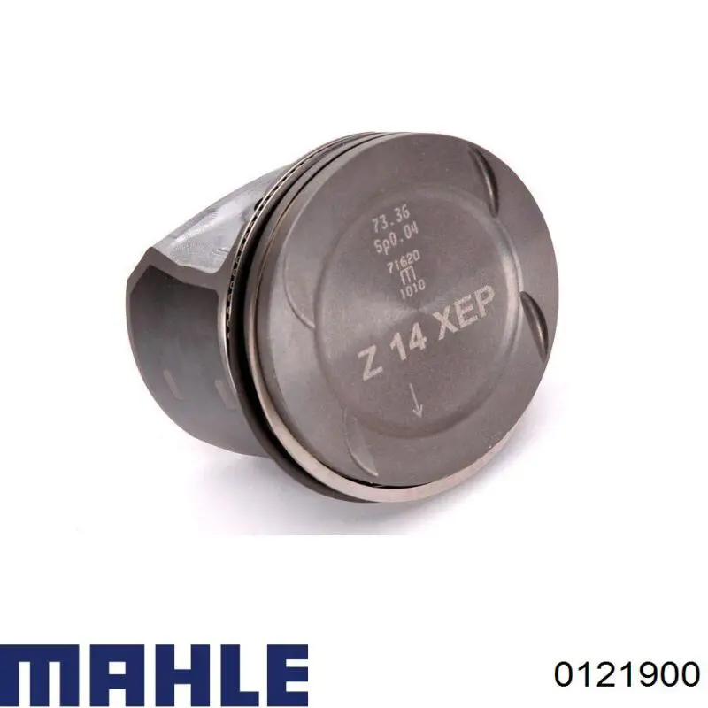 0121900 Mahle Original Tłok, komplet do jednego cylindru, STD