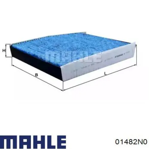 Pierścienie tłokowe na 1 cylinder, STD. 01482N0 Mahle Original