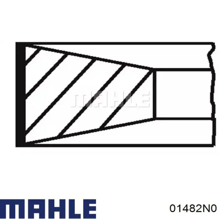 Do koszyka 01482N0 Mahle Original Pierścienie tłokowe na 1 cylinder, STD.