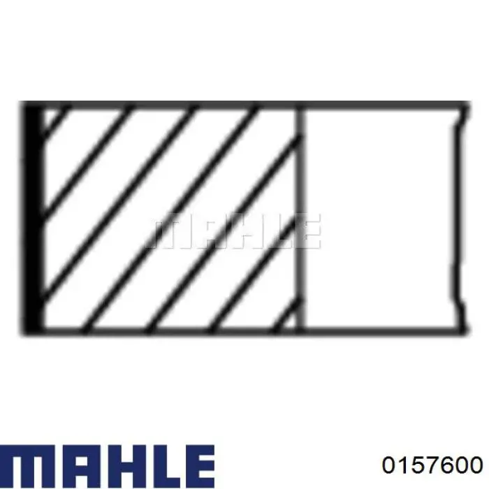 Do koszyka 0157600 Mahle Original Tłok, komplet do jednego cylindru, STD