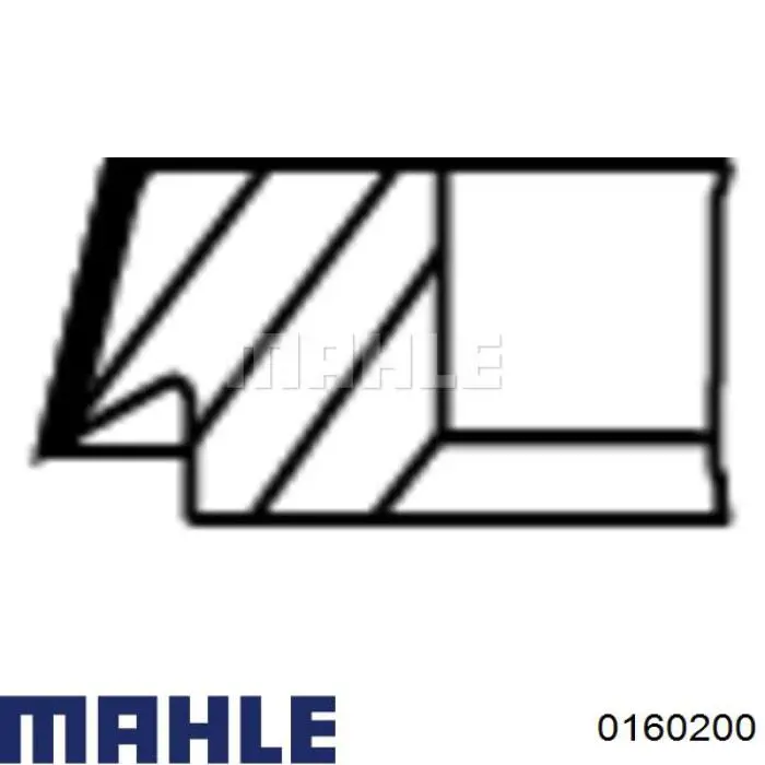 Tłok, komplet do jednego cylindru, STD Mahle Original 0160200 cena, od 110,93 USD