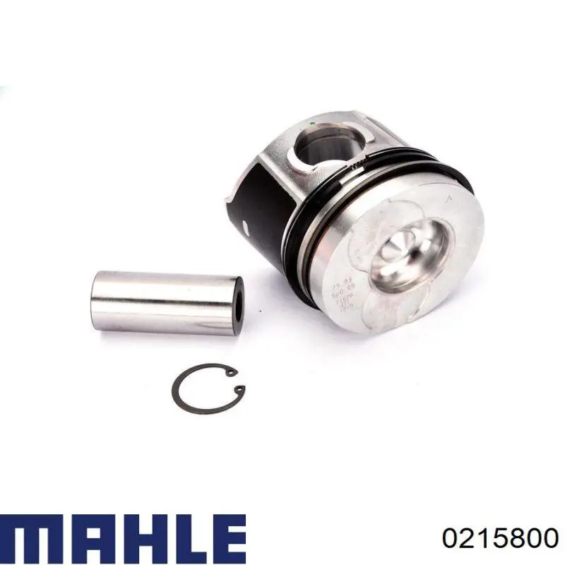 0215800 Mahle Original Tłok, komplet do jednego cylindru, STD