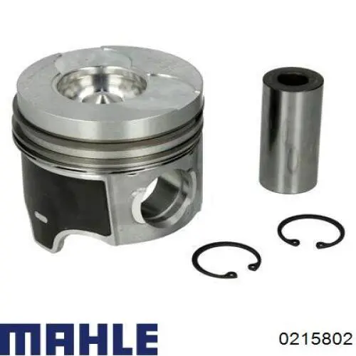 Tłok, komplet na 1 cylinder, 2. naprawa (+0,50) Mahle Original 0215802 cena, od 88,82 USD