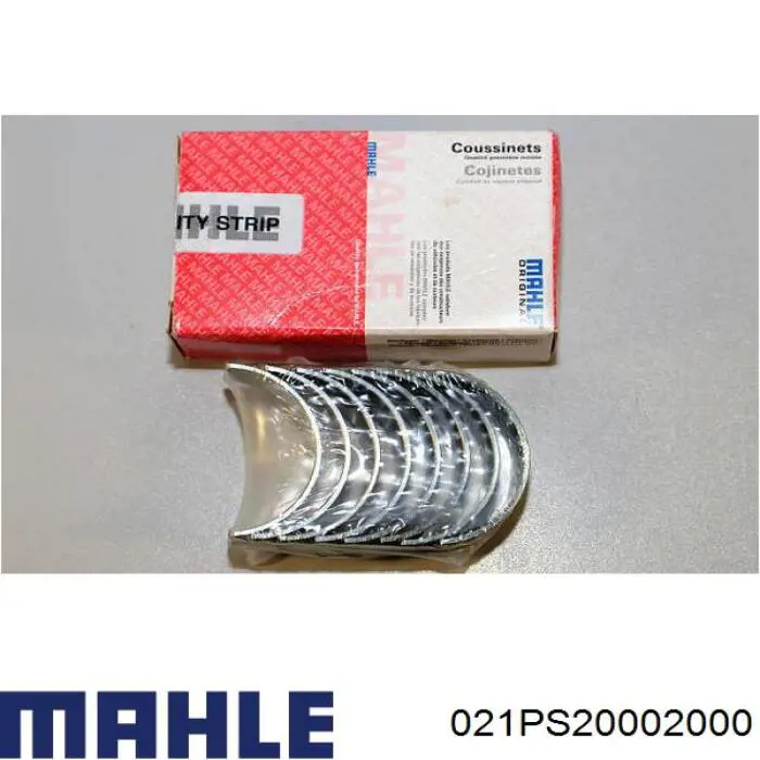 021PS20002000 Mahle Original Panewki korbowodowe wału korbowego, zestaw, standardowe (STD)