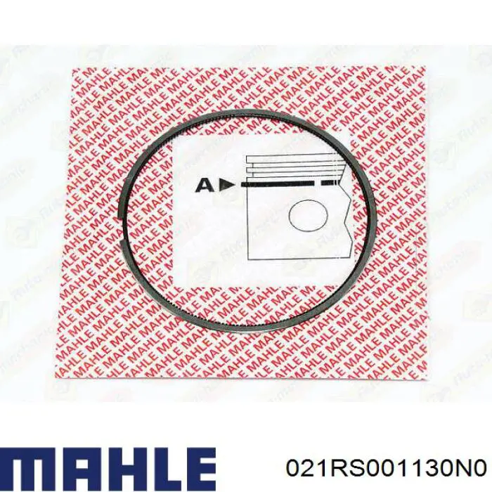 Pierścienie tłokowe na 1 cylinder, STD. Mahle Original 021RS001130N0 cena, od 35,61 USD