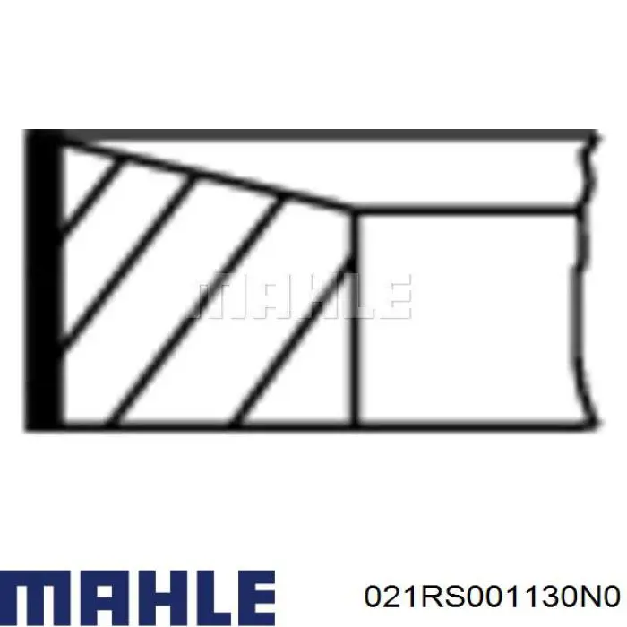 Pierścienie tłokowe na 1 cylinder, STD. 021RS001130N0 Mahle Original