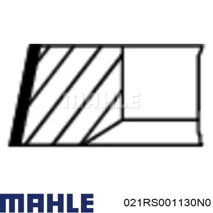 Pierścienie tłokowe na 1 cylinder, STD. Mahle Original 021RS001130N0