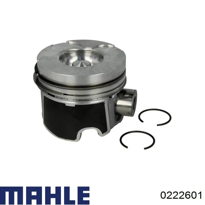 0222601 Mahle Original Tłok, komplet na 1 cylinder, 2. naprawa (+0,50)