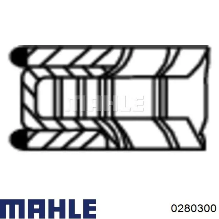 Tłok, komplet do jednego cylindru, STD Mahle Original 0280300 cena, od 164,40 USD