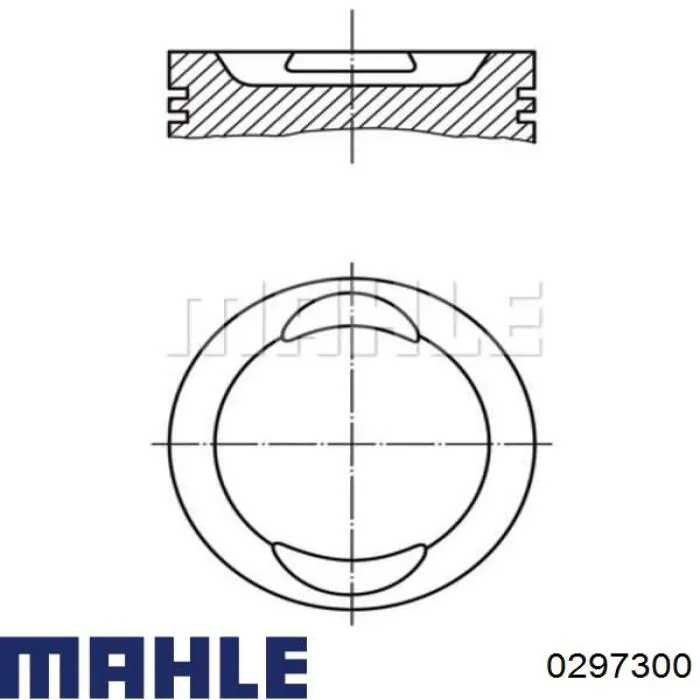 Tłok, komplet do jednego cylindru, STD Volkswagen Polo II hatchback (86C) (1981 - 1994) cena, od 94,76 USD