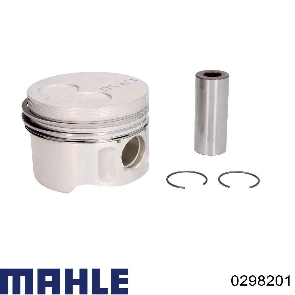 0298201 Mahle Original Tłok, komplet do jednego cylindru, 1. naprawa (+0,25)