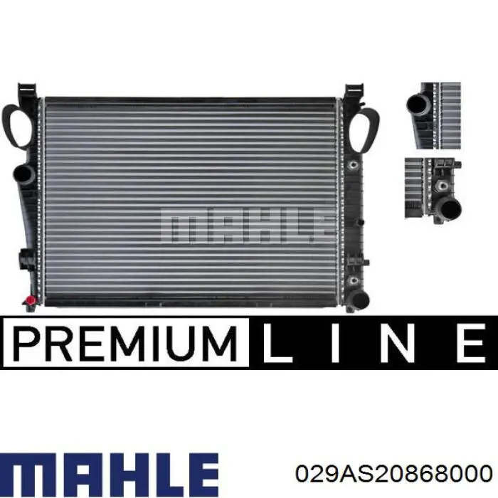 029AS20868000 Mahle Original Półpierścień oporowy wału korbowego, STD, zestaw
