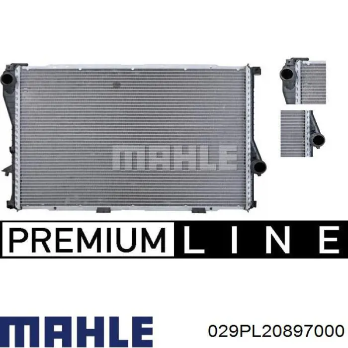 029PL20897000 Mahle Original Panewki korbowodowe wału korbowego, zestaw, standardowe (STD)