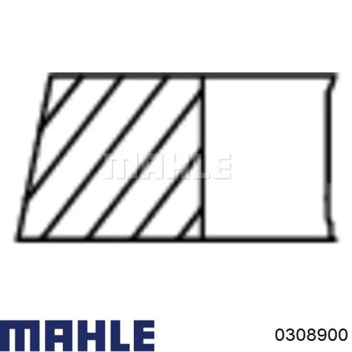 Tłok, komplet do jednego cylindru, STD Mahle Original 0308900 cena, od 71,15 USD