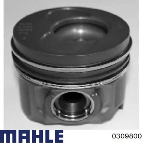 Do koszyka 0309800 Mahle Original Tłok, komplet do jednego cylindru, STD