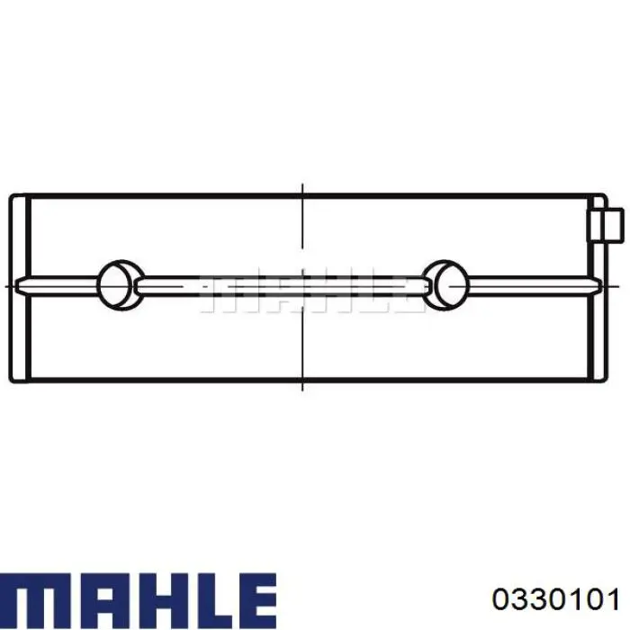 Do koszyka 0330101 Mahle Original Tłok, komplet do jednego cylindru, 1. naprawa (+0,25)