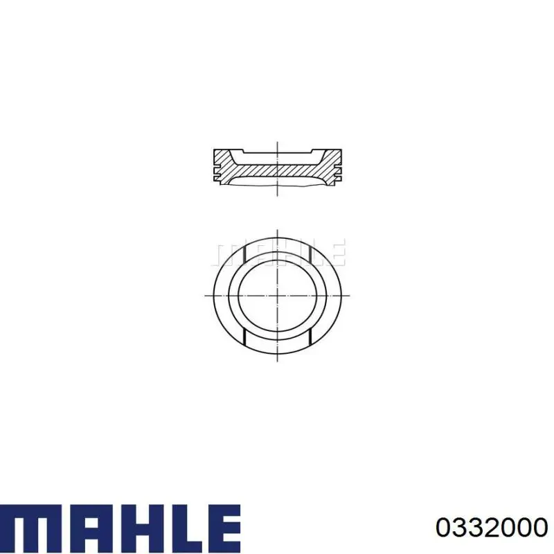 Tłok, komplet do jednego cylindru, STD Mahle Original 0332000 cena, od 82,18 USD