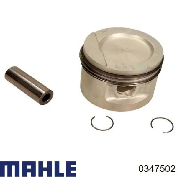 0347502 Mahle Original Tłok, komplet na 1 cylinder, 2. naprawa (+0,50)
