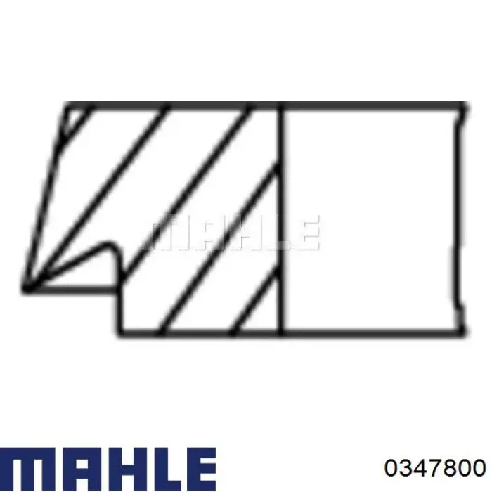 Tłok, komplet do jednego cylindru, STD Mahle Original 0347800 cena, od 80,03 USD
