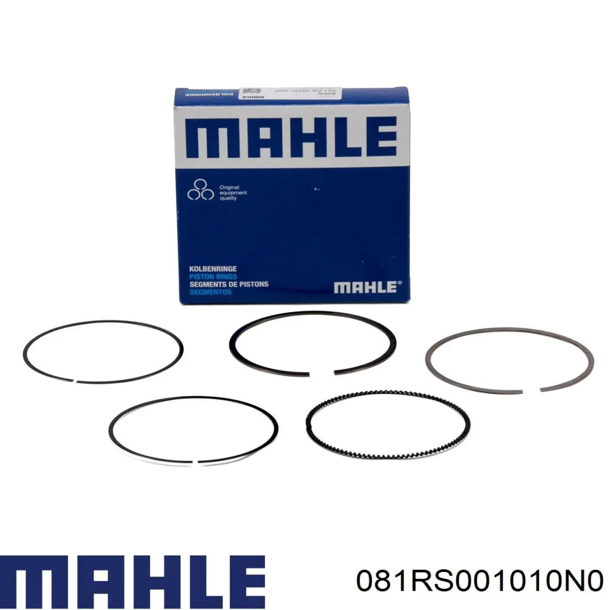 Pierścienie tłokowe na 1 cylinder, STD. 081RS001010N0 Mahle Original