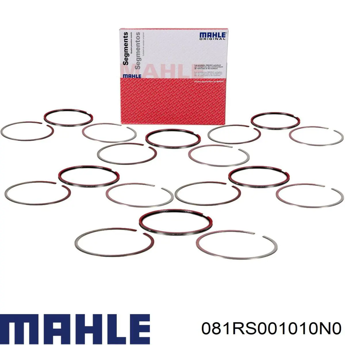 Pierścienie tłokowe na 1 cylinder, STD. Mahle Original 081RS001010N0 cena, od 28,07 USD