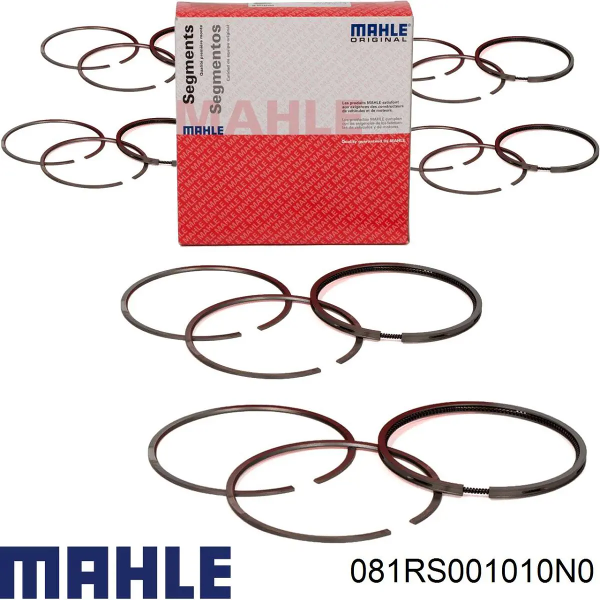 Pierścienie tłokowe na 1 cylinder, STD. Mahle Original 081RS001010N0 cena, od 28,07 USD