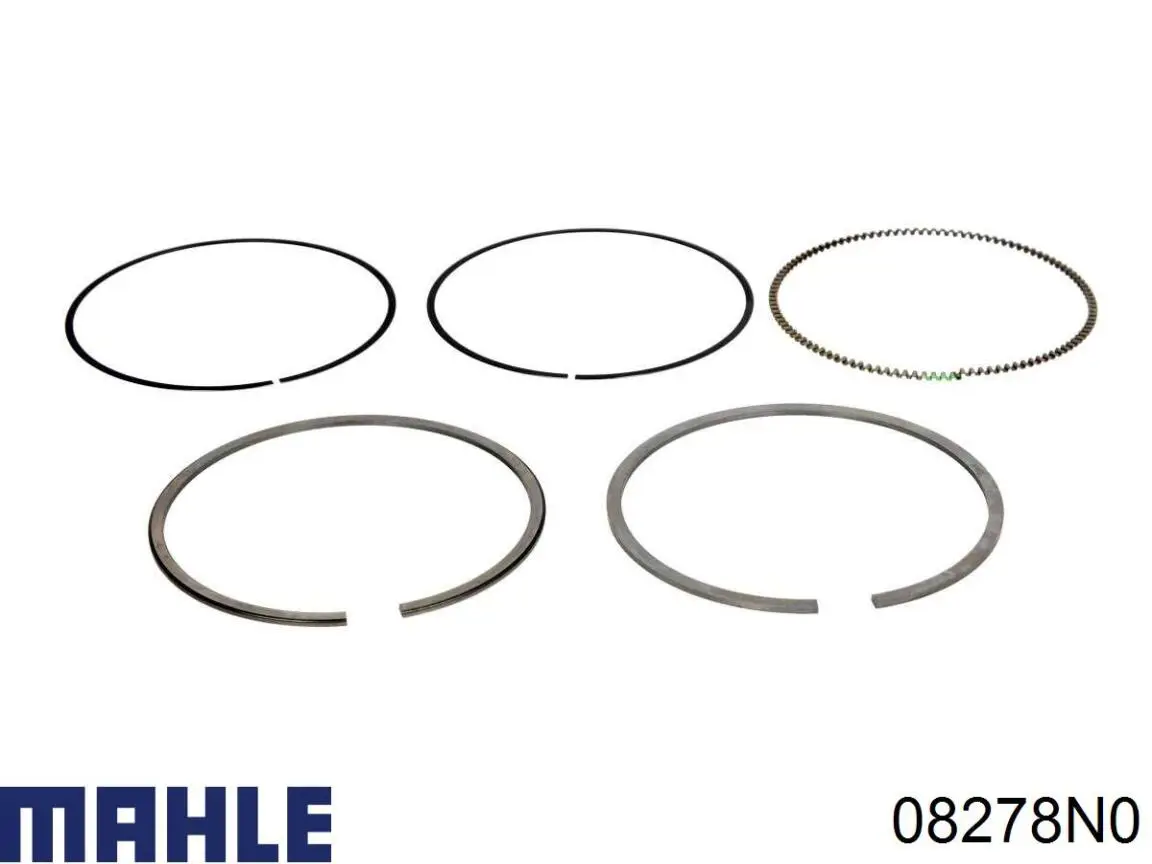 Do koszyka 08278N0 Mahle Original Pierścienie tłokowe na 1 cylinder, STD.
