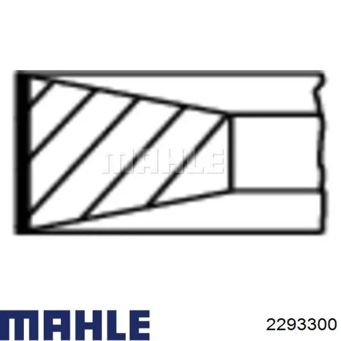 Tłok, komplet do jednego cylindru, STD Mahle Original 2293300 cena, od 333,54 USD