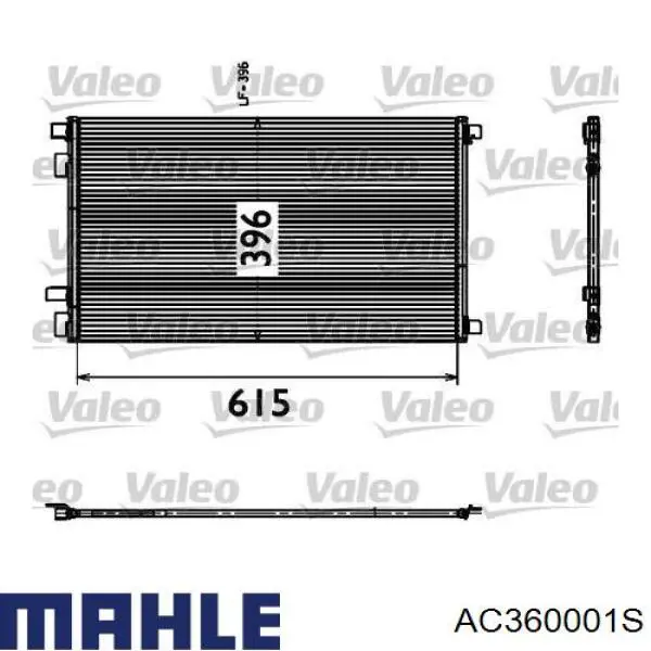 Chłodnica klimatyzacji Mahle Original AC360001S cena, od 81,72 USD