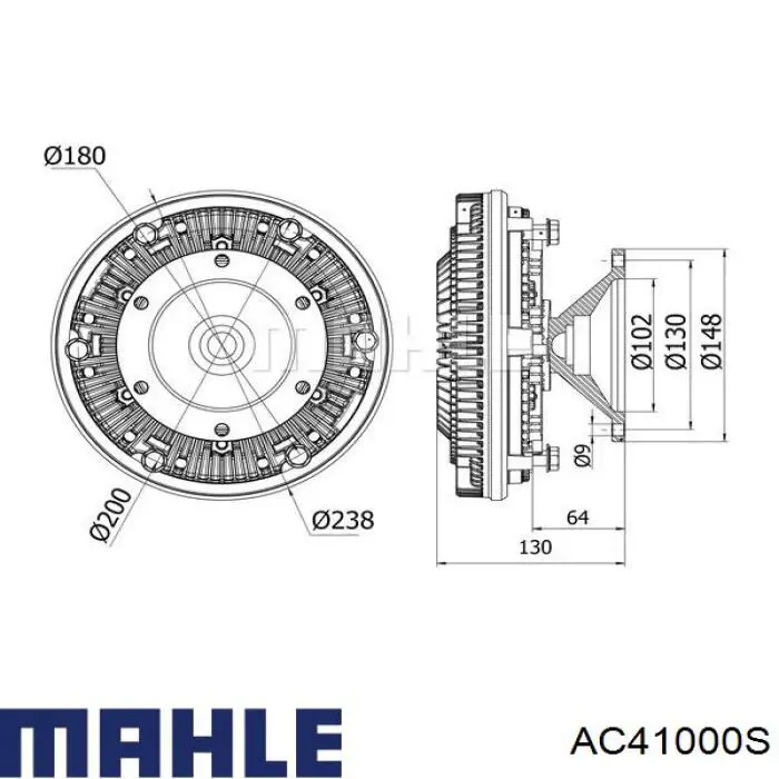 Do koszyka AC41000S Mahle Original Chłodnica klimatyzacji
