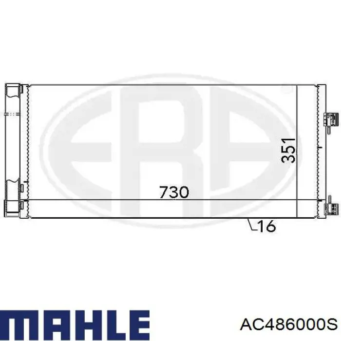 Do koszyka AC486000S Mahle Original Chłodnica klimatyzacji