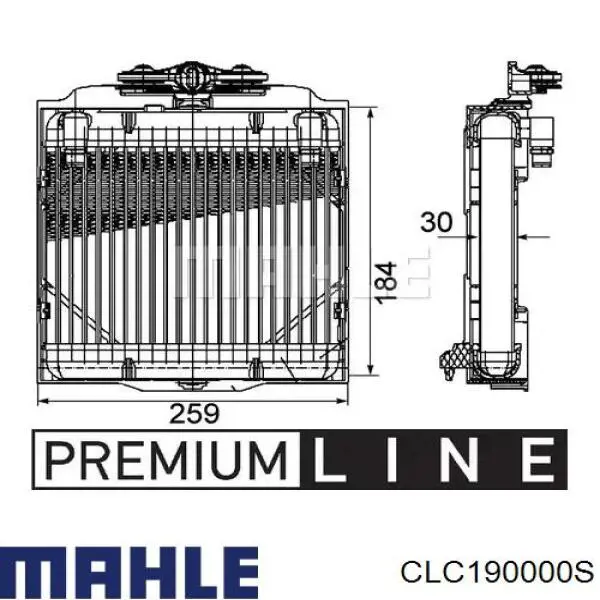 Do koszyka CLC190000S Mahle Original Chłodnica oleju