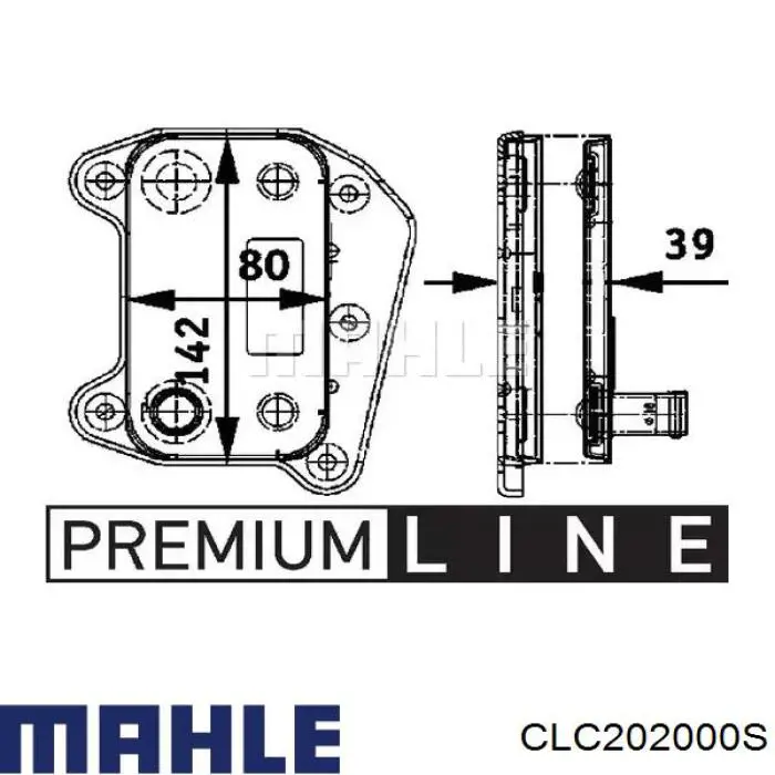 Do koszyka CLC202000S Mahle Original Chłodnica automatycznej/mechanicznej skrzyni biegów