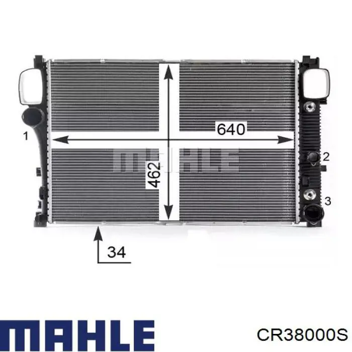 CR38000S Mahle Original chłodnica silnika