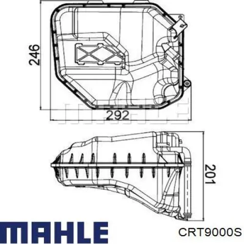 Zbiorniczek wyrównawczy układu chłodzenia Mahle Original CRT9000S cena, od 57,64 USD