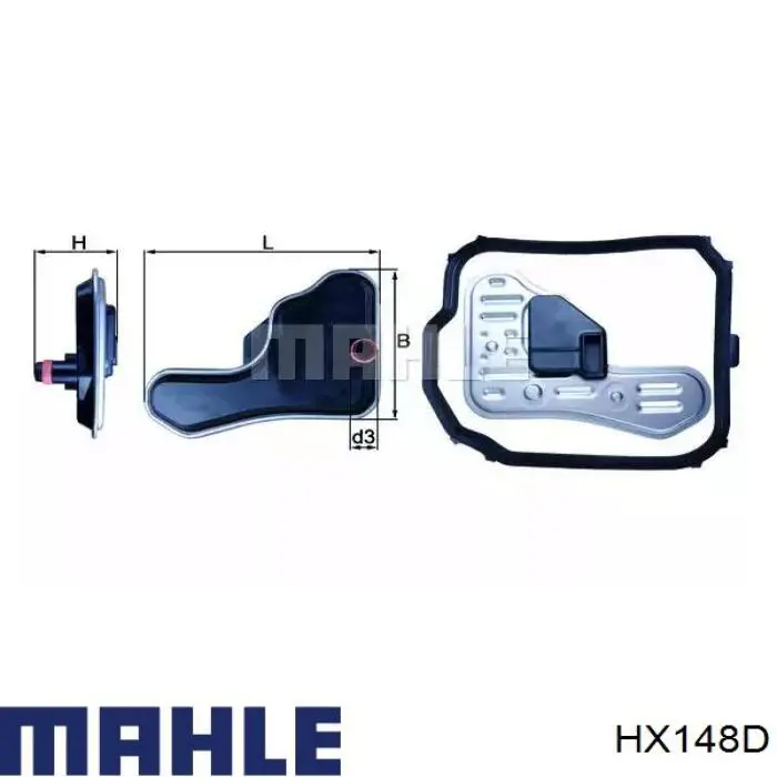 Filtr automatycznej skrzyni biegów Mahle Original HX148D cena, od 47,01 USD