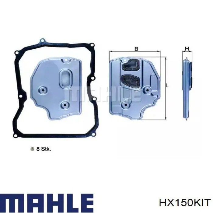 HX150KIT Mahle Original filtr automatycznej skrzyni biegów