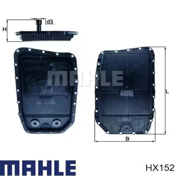 Miska automatycznej skrzyni biegów Mahle Original HX152 cena, od 74,88 USD