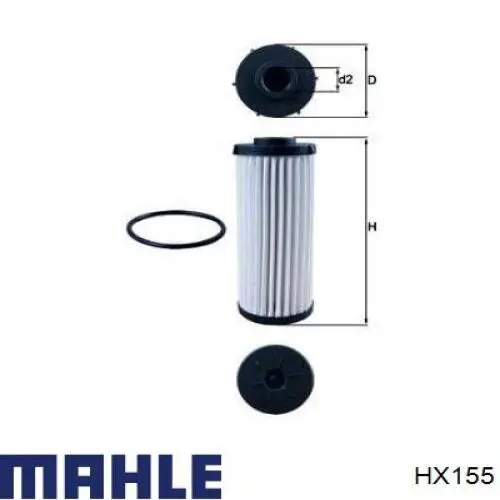 Filtr automatycznej skrzyni biegów Mahle Original HX155 cena, od 31,14 USD