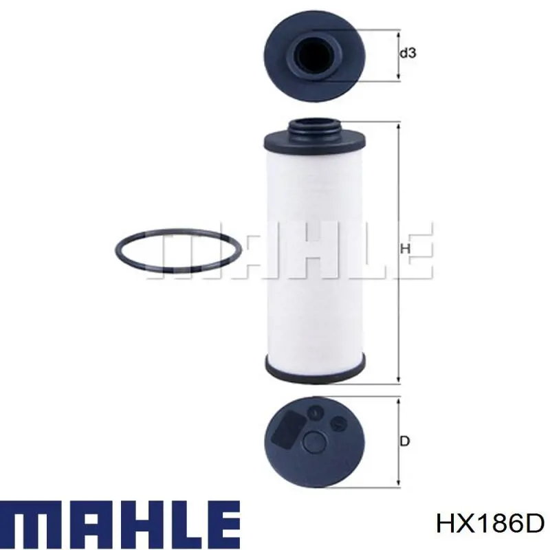 HX186D Mahle Original filtr automatycznej skrzyni biegów