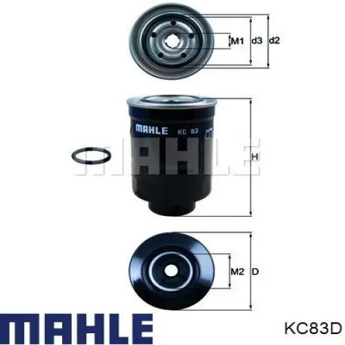 Do koszyka KC83D Mahle Original Filtr paliwa